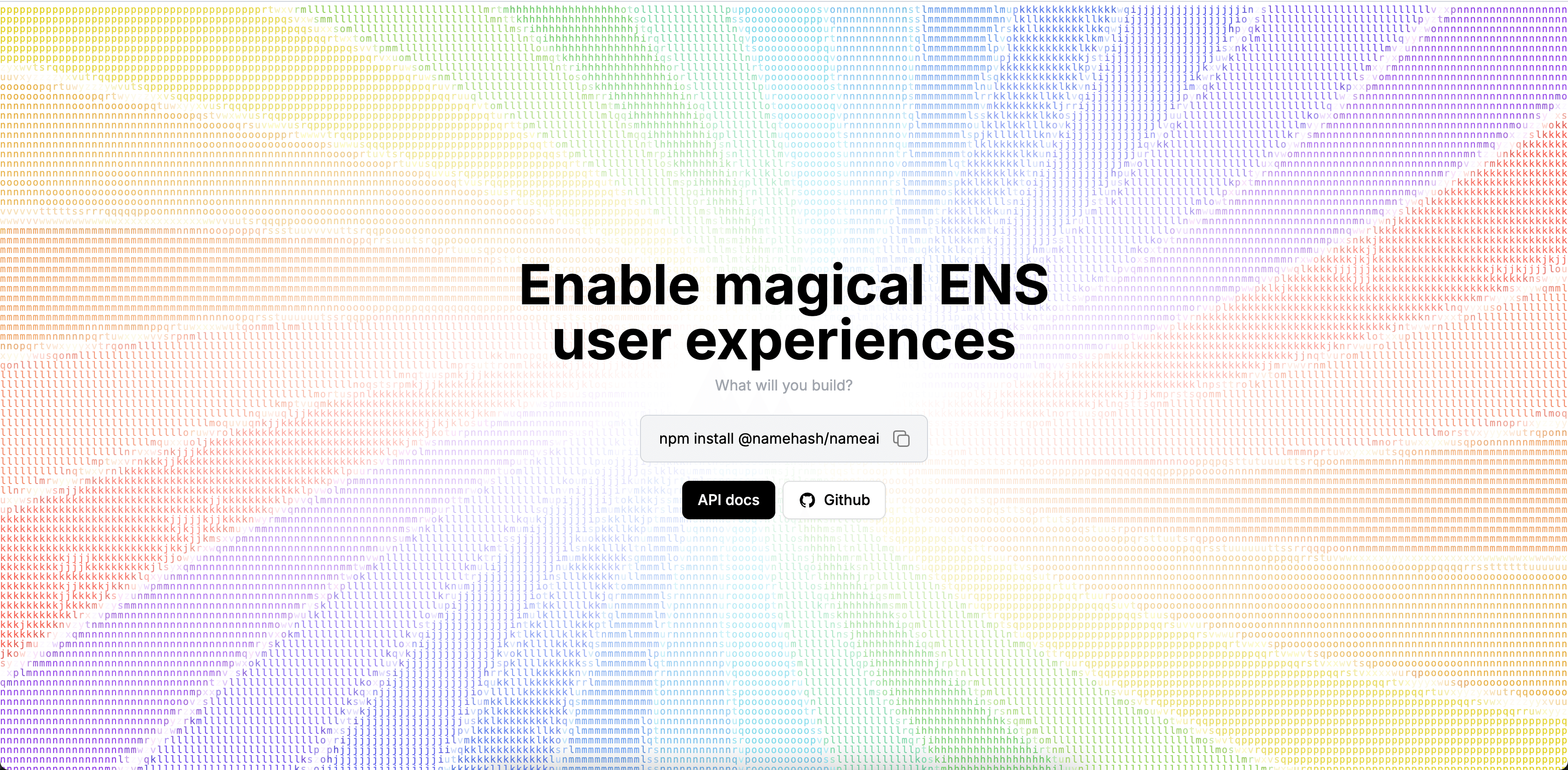 NameAI Website preview